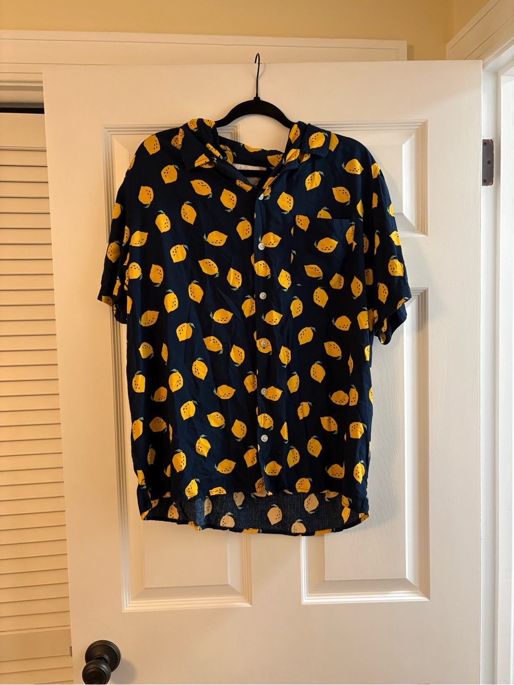 Goodfellow & Co Navy Shirt with Lemons
